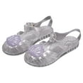 thumbnail image 1 of Gubotare Kids Dress Shoes Toddler Girls Dress Shoes Little Kids Mary Janes Ballet Flats Toddler (Purple,11), 1 of 4