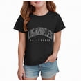 thumbnail image 1 of Gubotare Kids Graphic Tees Girls' Summer T Shirts Crewneck Short Sleeve Cute Casual Tops Size 9-10 (Black,9-10 Years), 1 of 5
