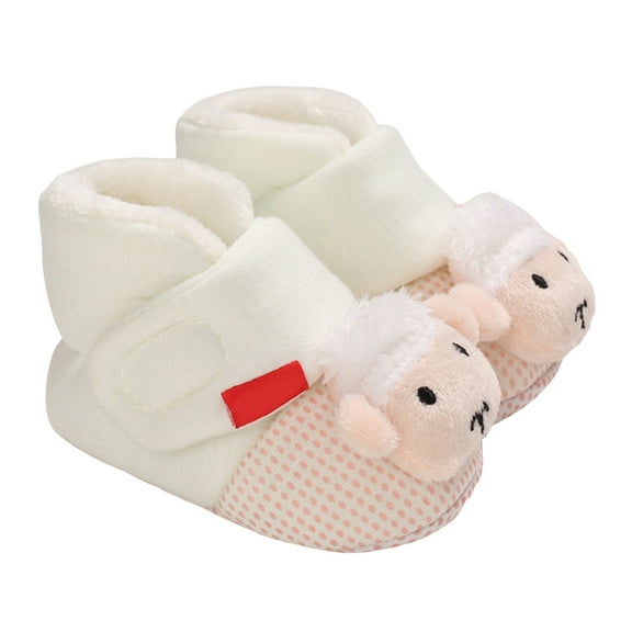 Gubotare Kids House Slippers Girls Boys Cute Cartoon Slippers Soft Non Slip Winter House Shoes Soft Plush Outdoor Outdoor Warm Slipper Size 11 (Coffee,Little Kids 11)