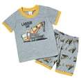 thumbnail image 1 of Gubotare Kids Pajama Toddler Kids Soft Pajamas Tie Dye Short Summer Pjs 2pcs Set Size 2-3T (Yellow,2-3 Years), 1 of 9