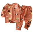 thumbnail image 1 of Gubotare Kids Pajamas Set Boys' Cartoon Print Pajama Set Cotton Comfort Size 6-7 (Hot Pink,6-7 Years), 1 of 6