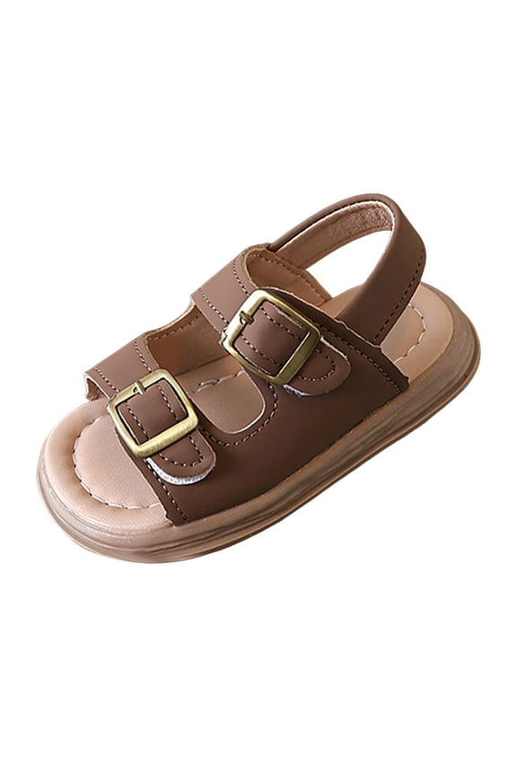Kids Sandals Boys Boys Girls Summer Outdoor Athletic Sport Sandals Toddler/Little Kid/Big Kid Size 10 (Khaki,10 Toddler)