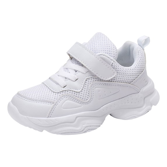 Gubotare Kids Shoes Running Shoes Girls Boys Primary School Students Sports Shoes Spring and Autumn Casual Shoes Boys Shoes (White,5.5-6 Years)
