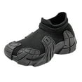 thumbnail image 1 of Gubotare Kids Sneakers for Boys Baby Boys Walking Shoes Lightweight Sneakers Slip On Shoes Size 3 (Black,Big Kids 3), 1 of 6