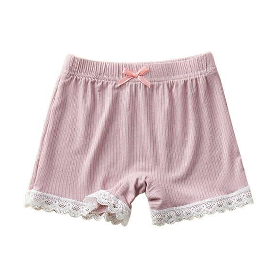 Gubotare Kids Underwear Girls Girls Breathable Underwear Boyshort Panties 6 12 18 24 Months 2T 3T 4T 5T 6T (Pink,4-5 Years)