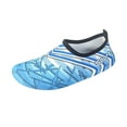 thumbnail image 1 of Gubotare Kids Water Shoes Girls Toddler Water Shoes Boys Girls Swim Beach Quick Dry Aqua Socks Rubber Sole Athletic Sneakers Barefoot Shoes for Kids (Light Blue,Toddler 10), 1 of 5