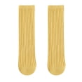 thumbnail image 1 of Gubotare Knee High Socks for Girls Summer Baby Girls Thin Knee Socks Kids Breathable Socks Size 0-18 (Light Yellow,0-18 Years), 1 of 3