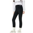 thumbnail image 1 of Gubotare Leggings for Girls Solid Colors Girls' Athletic Leggings with Pockets Kids Teen Dance Yoga Workout Running Pants (Black,Size 12-14 Years), 1 of 7