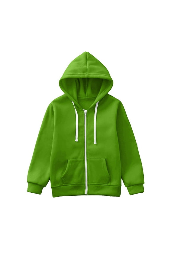 Light Jacket for Boys Toddler Boy's Zip Jacket Lightweight Hooded Windbreakers Outdoor Coat (Green,7-8 Years)