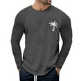thumbnail image 1 of Gubotare Lightweight Hiking Shirt Men Fishing T Shirts for Men Long Sleeve Tee T-Shirt (Dark Gray,XXL), 1 of 5