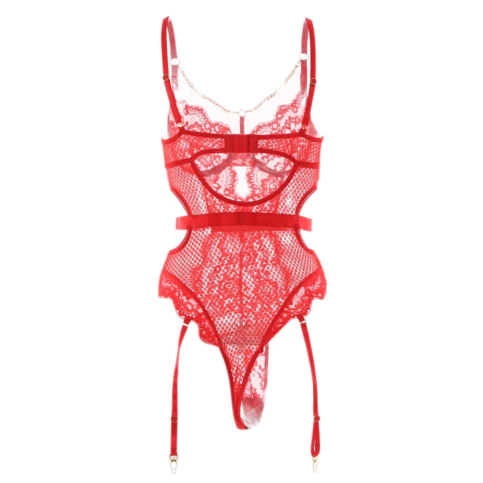 Gubotare Lingerie For Women Women Lingerie Set with Garter Belts Bra