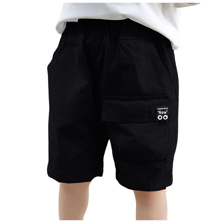 Gubotare Little Boys Cargo Shorts Boys Cargo Shorts Large Pocket