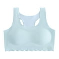 thumbnail image 1 of Gubotare Little Girls Sports Bras Kids Girls Solid Color Basic Tops Sport Bras (Green,12-15 Years), 1 of 4