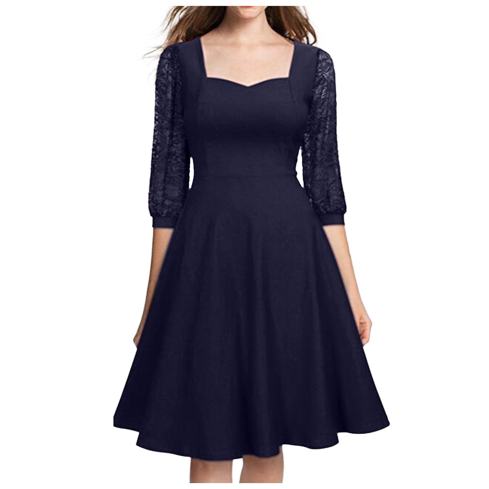 Gubotare Long Formal Dresses Summer Casual Sleeveless Back Slit Elegant