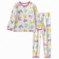 thumbnail image 1 of Gubotare Long Sleeve Kids Pajama Warm Long-Sleeve PJ Sets for Girls and Boys, Funny Kids' Pajama Sets, Cozy, Comfy Size 13-14 (Pink,13-14 Years), 1 of 9