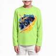 thumbnail image 1 of Gubotare Long Sleeve Shirts Boys Toddler Boys Long Sleeve T-Shirts Casual Crewneck Graphic Shirt Kids Tee Tops Size 11-12 (Green,11-12 Years), 1 of 5