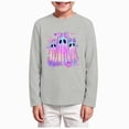 thumbnail image 1 of Gubotare Long Sleeve Shirts for Teens Fall Tops Toddler Kids Baby Boys Girls Fall Long Sleeve Crewneck T Shirts Tops Tee Clothes for Toddler Size 9-10 (Light Gray,9-10 Years), 1 of 5