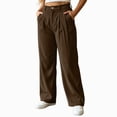 thumbnail image 1 of Gubotare Loose Pants for Women Joggers for Women with Pockets Womens Sweatpants Lightweight Yoga Lounge Pants for Athletic Workout Running (Brown,XXXL), 1 of 7