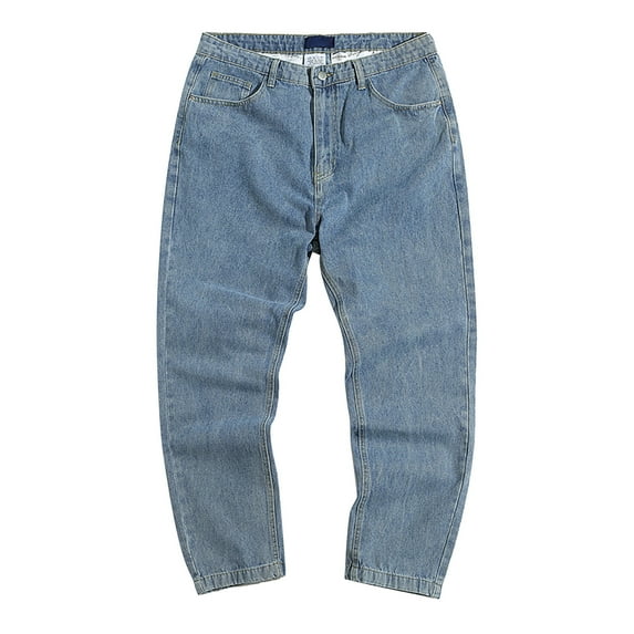 Gubotare Men Jeans Relaxed Fit Men's Classic Stretch Straight Leg Fashion Jeans Pants (BU1,38)