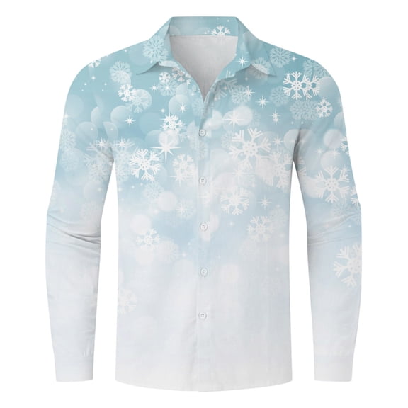 Gubotare Men'S T-Shirts Men's Shotgun Western Flannel Shirt,White 5XL