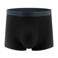 thumbnail image 1 of Gubotare Men'S Underwear Men's Underwear Multipack Cotton Classics Boxer Briefs,Black L, 1 of 1