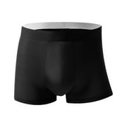 Gubotare Men Underwear Men's Series Boxerjock Boxer Briefs (Black,XL)
