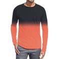 thumbnail image 1 of Gubotare Men's Big and Tall Shirts Men's Slim-Fit Long-Sleeve T-Shirt (Black,L), 1 of 4