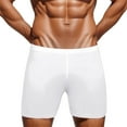 thumbnail image 1 of Gubotare Big and Tall Panties Men's Underwear Boxer Briefs, Moisture-Wicking Men's Mesh Underwear (White,M), 1 of 4
