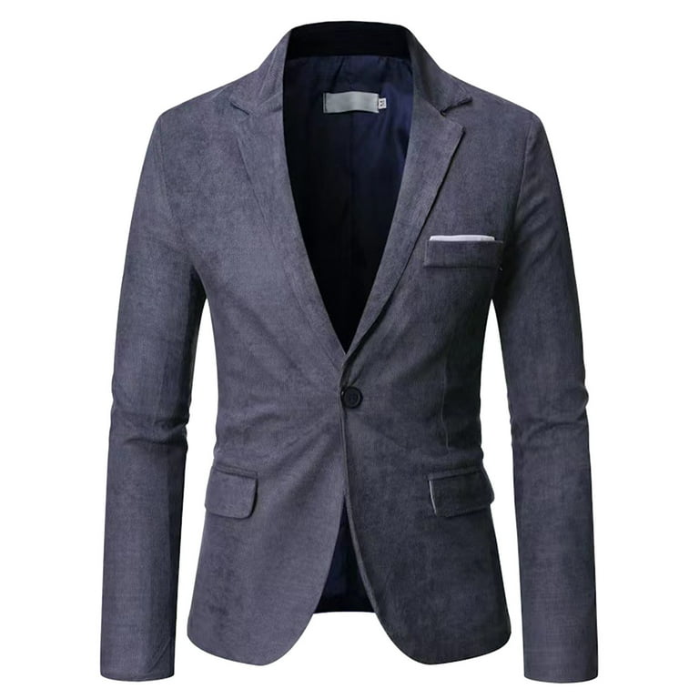 Corduroy leisure cheap suit