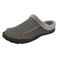 thumbnail image 1 of Gubotare Slippers for Men Outdoor Casual Slippers for Men, Slip On Men's Slippers with Memory Foam & Rubber Sole Indoor Size 9.5 (Light Gray,9.5), 1 of 9