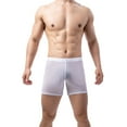 thumbnail image 1 of Gubotare Men's Total Support Boxer Briefs, Moisture-Wicking Underwear Boxer Briefs, Tagless Boxer Briefs (White,S), 1 of 4