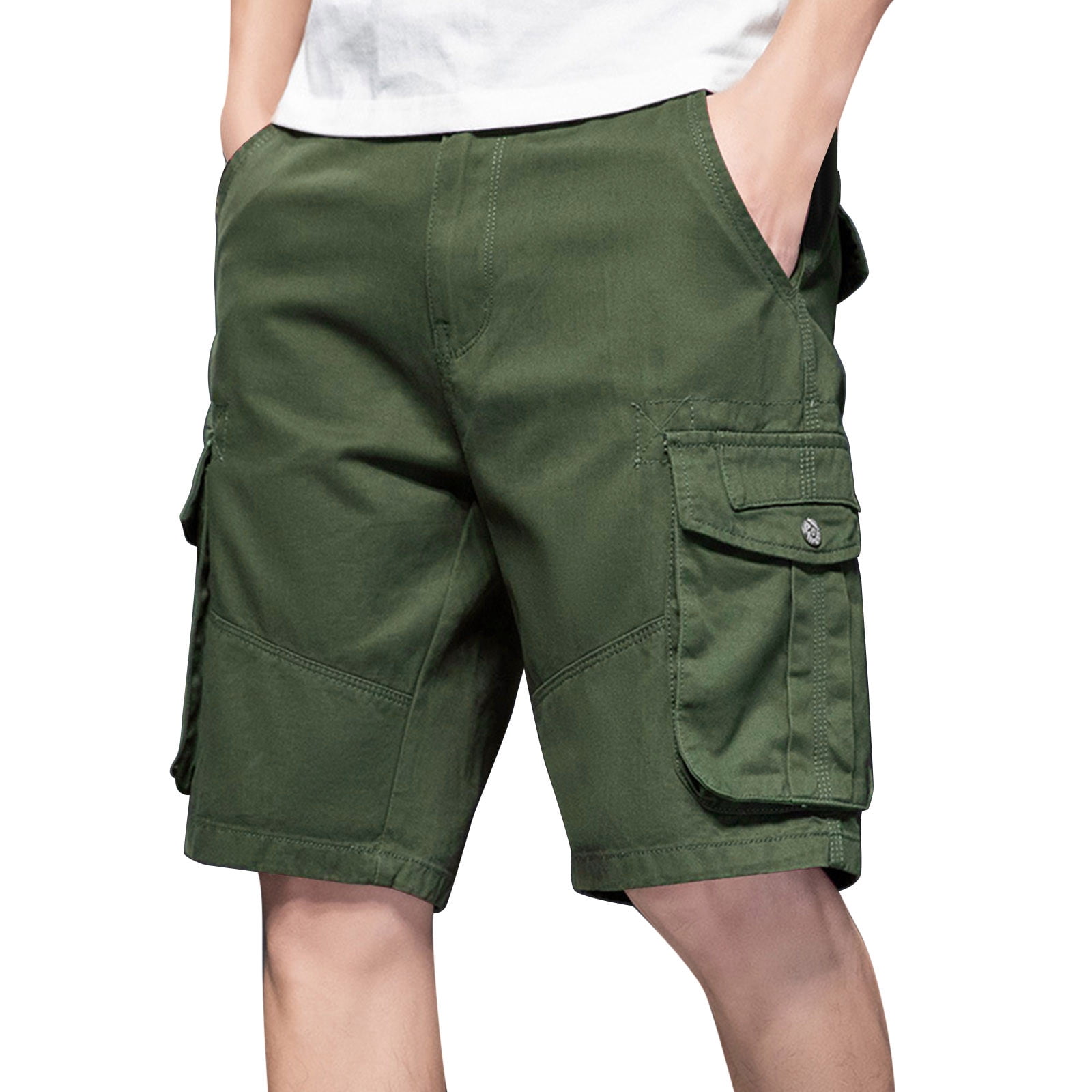 Men's Camouflage Relaxed Fit Denim Shorts