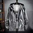 thumbnail image 1 of Gubotare Mens Casual Lightweight Jacket Cardigan Zipper Thin Coat Jacket (Grey, XXXL), 1 of 3
