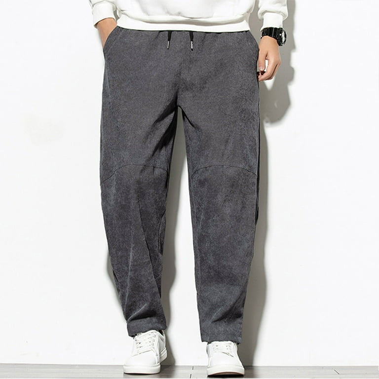 Gubotare Mens Pants Men s Jogger Sweatpants Zipper Pockets