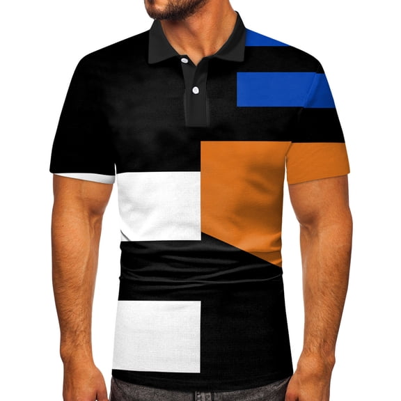 Gubotare Mens Polo Men's Outdoor Performance Tactical Polo Shirts Long and Short Sleeve, Moisture-Wicking, Sun Protection,Black XXL