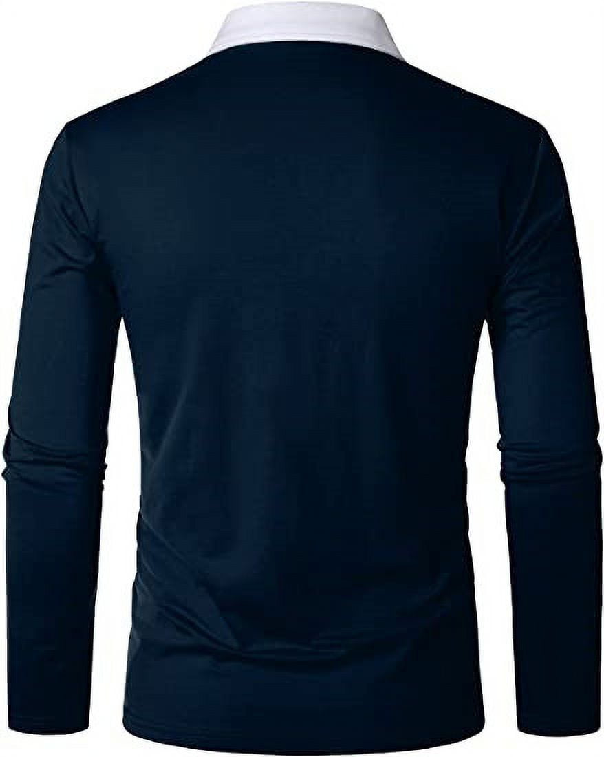 mens long sleeve dri fit polo shirts