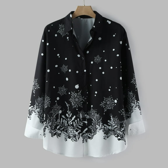 Gubotare Mens Polo Shirts Men's Long Sleeve Button Down Oxford Shirt in Custom Fit,Black M