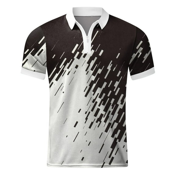 Gubotare Mens Polo Shirts Short Sleeve Slim Fit Polo Shirts for Men Casual Short Sleeve Summer Moisture Wicking Golf Shirts (Black,3XL)