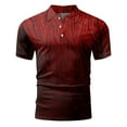 thumbnail image 1 of Gubotare Mens Polo Shirts Short Sleeve for Summer Men's Short Sleeve Cotton Pique Polo Shirt in Classic Fit for Summer (Red,XXL), 1 of 3