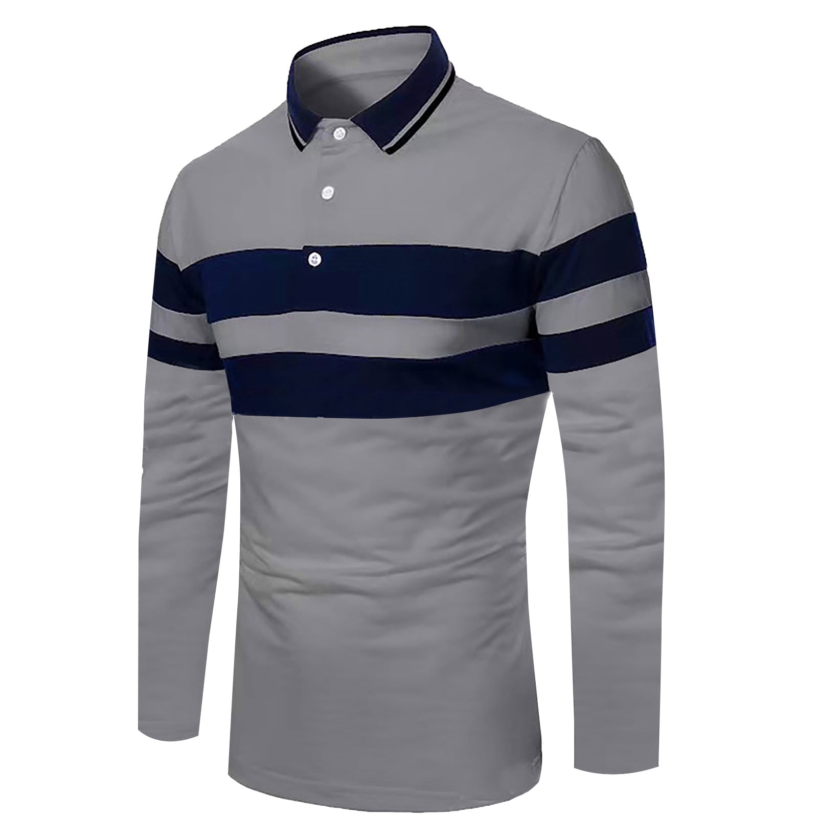 Gubotare Mens Polos Long Sleeve Polo Shirts for Men Men's Big and Tall