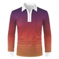 thumbnail image 1 of Gubotare Mens Polos Shirts Long Sleeve Big and Tall Men's Polos Shirts Long Sleeve Men's Soft Polo Shirt Winter Tops Shirts (Pink,3XL), 1 of 4