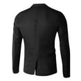 thumbnail image 1 of Gubotare Mens Sport Coat Slim Fit One Button Suit Coat Jacket Tops Men Fashion (Black, M), 1 of 3