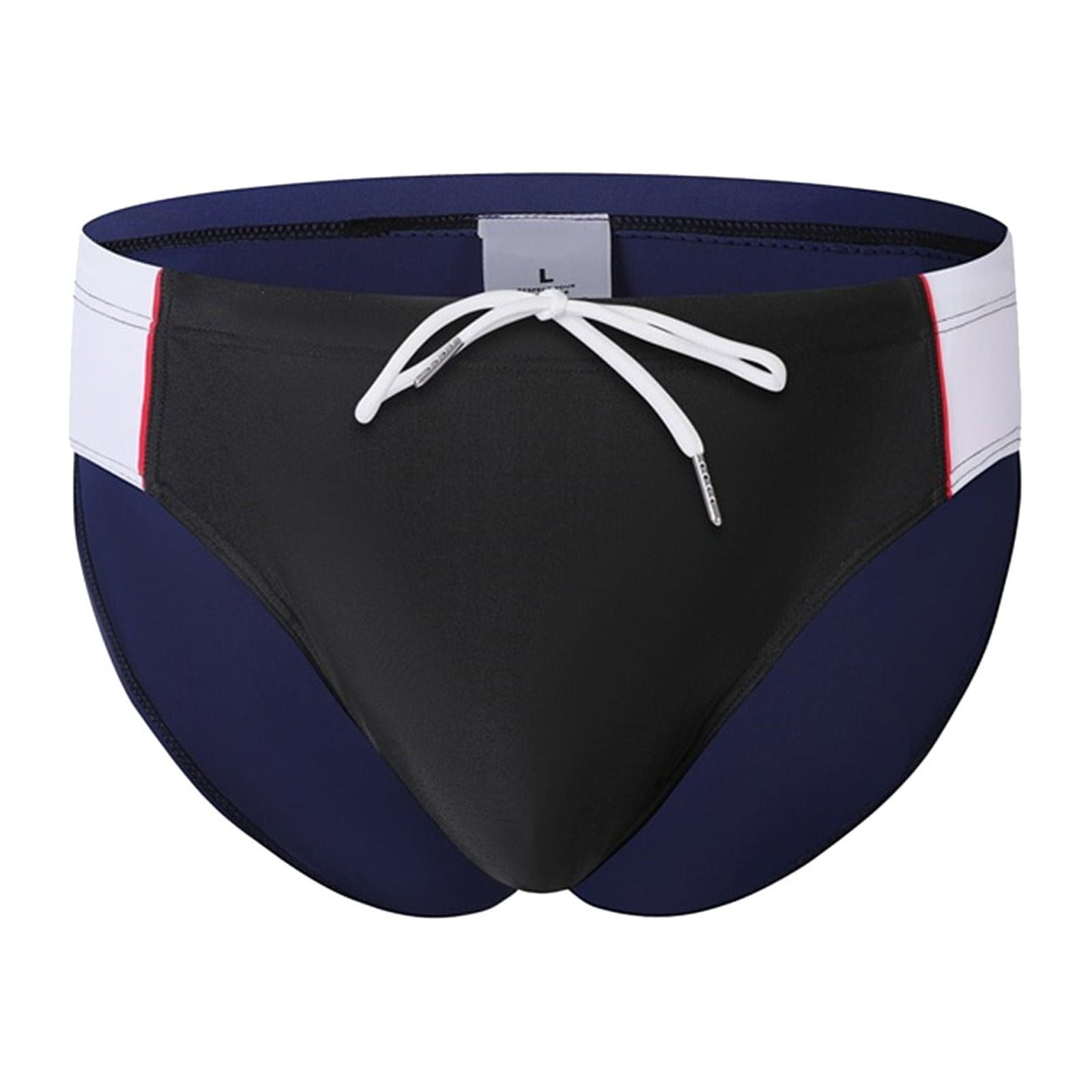 Gubotare Mens Swim Brief Mens Bikini Swimwear Low Rise Swim Briefs 