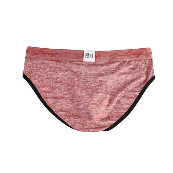 Gubotare Mens Underwear Briefs Men's Pure Silk Briefs String Panties Soft Pouch Smooth Healthy Basic Bikini Breathable Underwear,Red M