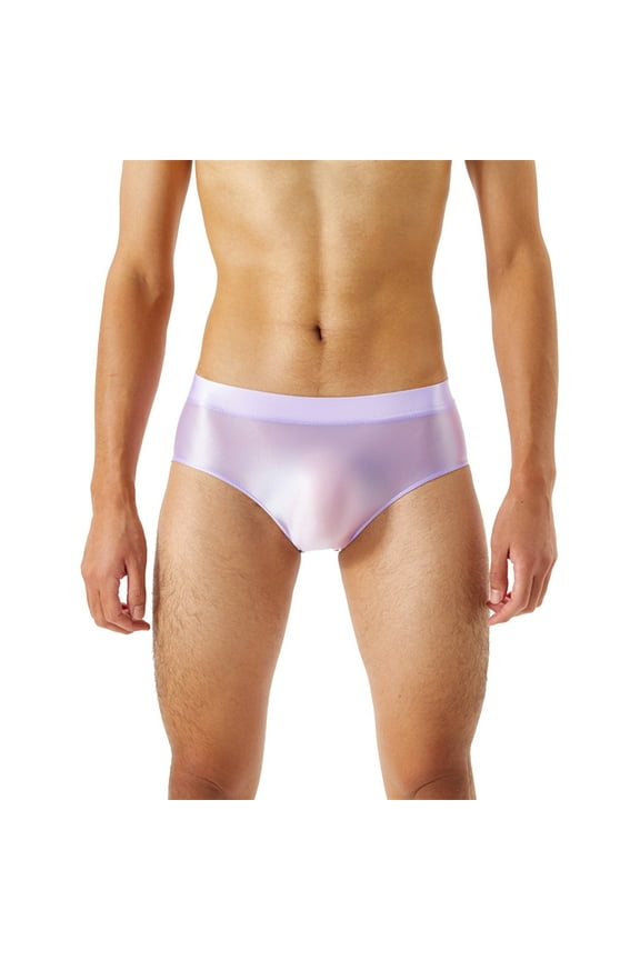 Mens Underwear Men's Underwear Mens Elance Microfiber String Bikini,Purple XL