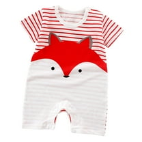 Gubotare Baby Boy Clothes Summer Clothes Baby Boys Girls Romper Funny Bodysuit Outfit Size 6-12 Months ( Red,6-12 Months)