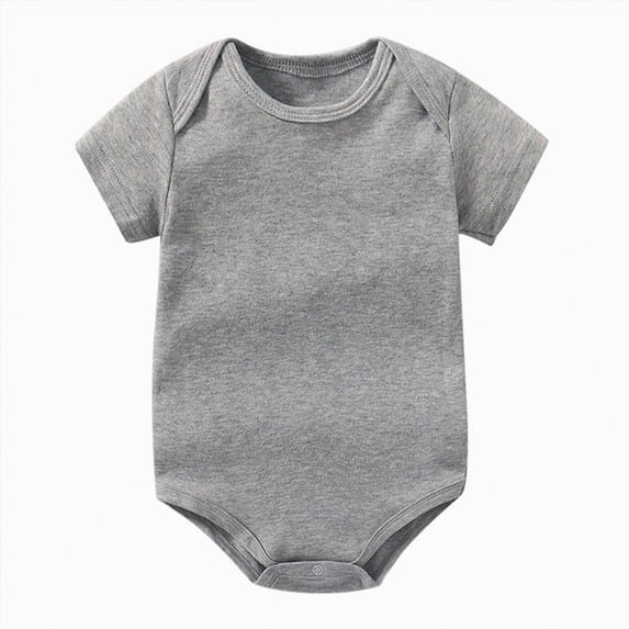 Gubotare Newborn Girl Clothes Bodysuit Baby Girls Bodysuit Baby Clothes Baby Gifts - Baby Bodysuit 0 3 6 9 12 18 24 Months (Grey,6-9 Months)