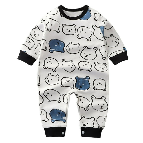 Gubotare Romper Boys for Summer Baby Rompers Unisex Romper Short Sleeve Baby Bodysuit Size 18-24 Months (Navy,18-24 Months)