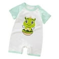 thumbnail image 1 of Gubotare Romper Unisex Unisex Baby Jumpsuit Boys Girls Romper One-Piece Outfit Size 12-18 Months (Green,12-18 Months), 1 of 4