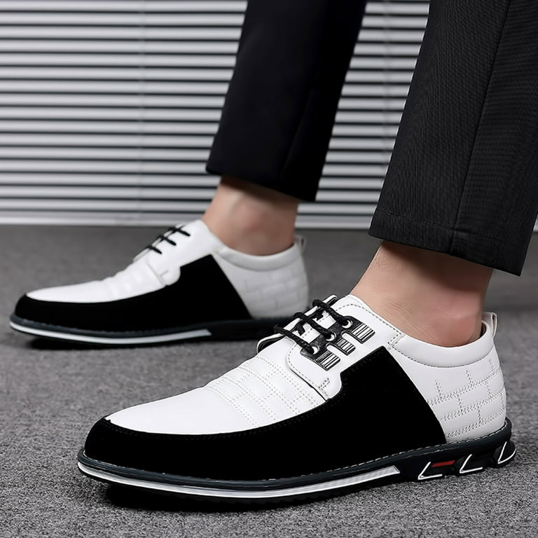 Gubotare Oxford Shoes for Men Casual Men s Dress Oxford Shoes Men s Dress Shoes Classic Mens Oxfords White 14 Walmart